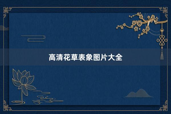 高清花草表象图片大全