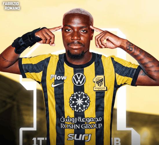 摩纳哥20岁边锋伊莱尼赫纳加盟吉达联合，转会费3300万欧元