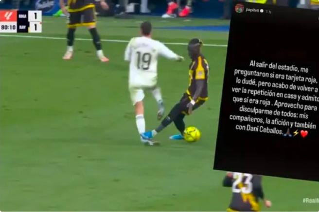 西塞:我承认这是红牌,向队友、球迷、塞瓦略斯道歉 西塞:我承认这是红牌,向队友、球迷、塞瓦略斯道歉